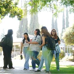 Photo of a group of students laughing together.